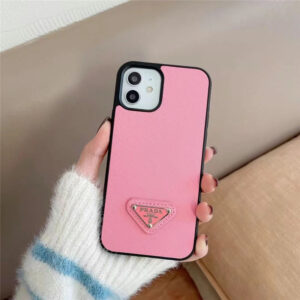 プラダ　iPhone14 スマホケース　ピンク
