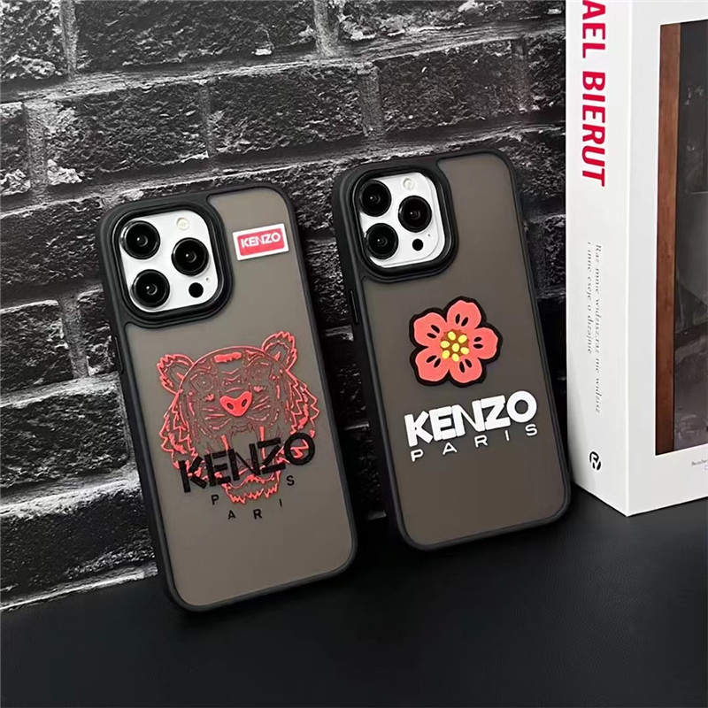 kenzo iphone15/15pro ケース おしゃれ iphone 黒 に 合う ケース マット ケンゾー iphone14/14promax  ケース メンズ iphone13/12 ケース お 揃い さりげ ない - hanakocase