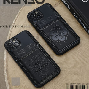 kenzo iphone ケース おしゃれ iphone 黒 に 合う ケース ケンゾー iphone14/14promax ケース メンズ  iphone13/12 ケース お 揃い さりげ ない - hanakocase