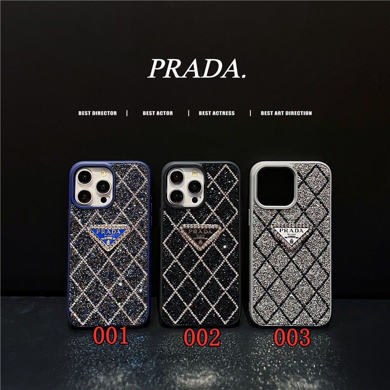 iphone16 ケース プラダ iphone16pro/15/15pro ケース キラキラ prada iphone14/13 ケース 大人 かわいい アイホン ケース 流行り