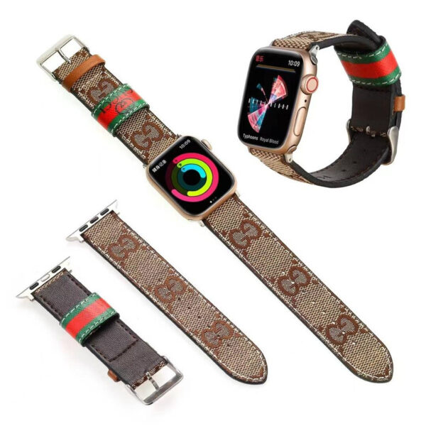 gucci アップル ウォッチ バンド ハイ ブランド メンズ レディース apple watch バンド おすすめ 革 アップルウォッチ7/8/ultra バンド 高級 スマート ウォッチ ベルト