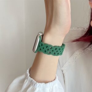 アップル ウォッチ バンド ハイ ブランド レディース apple watch バンド ロエベ アップル ウォッチ シリコン バンド 女性 蒸れ ない LOEWE風 時計ベルト 可愛い