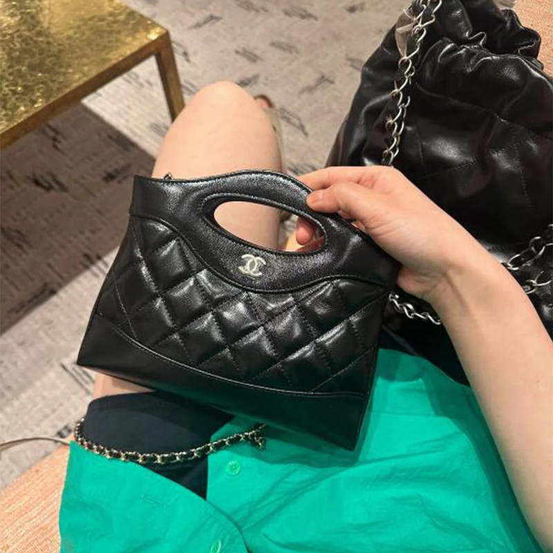 シャネル31 ナノショッピングバッグ chanel ショルダー バッグ レディース 斜 めがけ 軽い 2way ハイ ブランド ポーチ ポシェット 小さめ ショルダー バッグ 可愛い