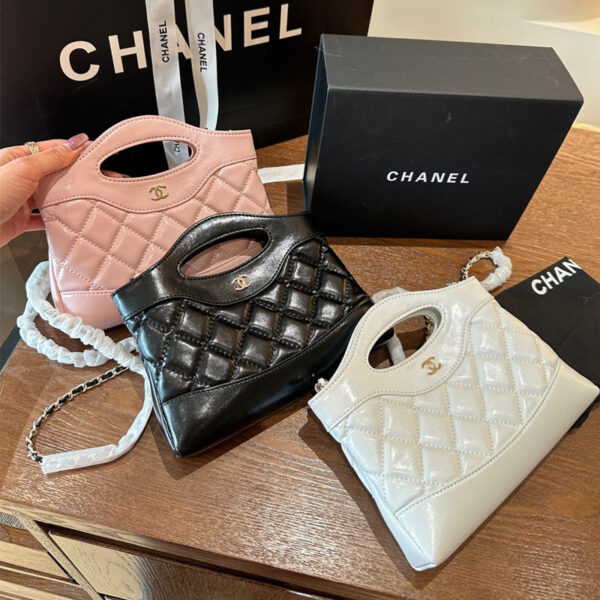 シャネル31 ナノショッピングバッグ chanel ショルダー バッグ レディース 斜 めがけ 軽い 2way ハイ ブランド ポーチ ポシェット 小さめ ショルダー バッグ 可愛い