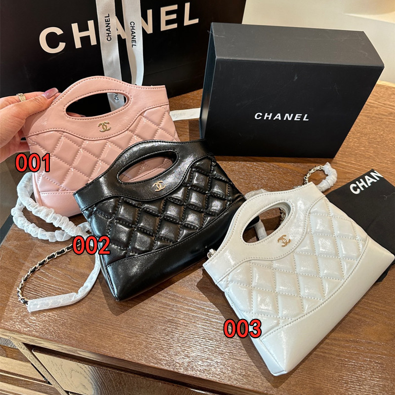 シャネル31 ナノショッピングバッグ chanel ショルダー バッグ レディース 斜 めがけ 軽い 2way ハイ ブランド ポーチ ポシェット 小さめ ショルダー バッグ 可愛い