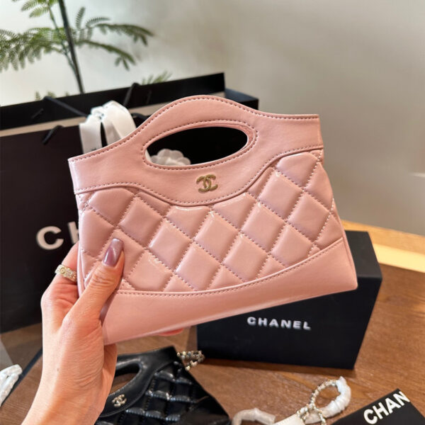 シャネル31 ナノショッピングバッグ chanel ショルダー バッグ レディース 斜 めがけ 軽い 2way ハイ ブランド ポーチ ポシェット 小さめ ショルダー バッグ 可愛い