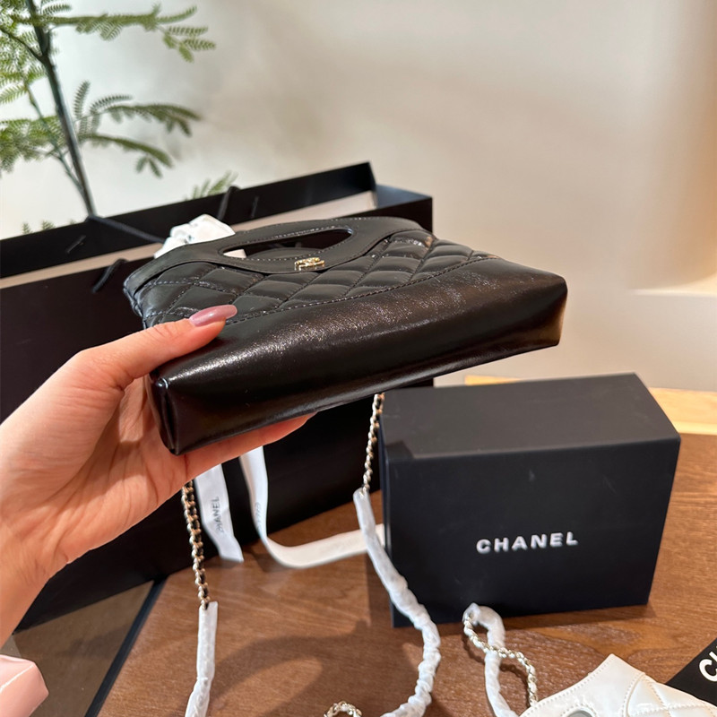 シャネル31 ナノショッピングバッグ chanel ショルダー バッグ レディース 斜 めがけ 軽い 2way ハイ ブランド ポーチ ポシェット 小さめ ショルダー バッグ 可愛い