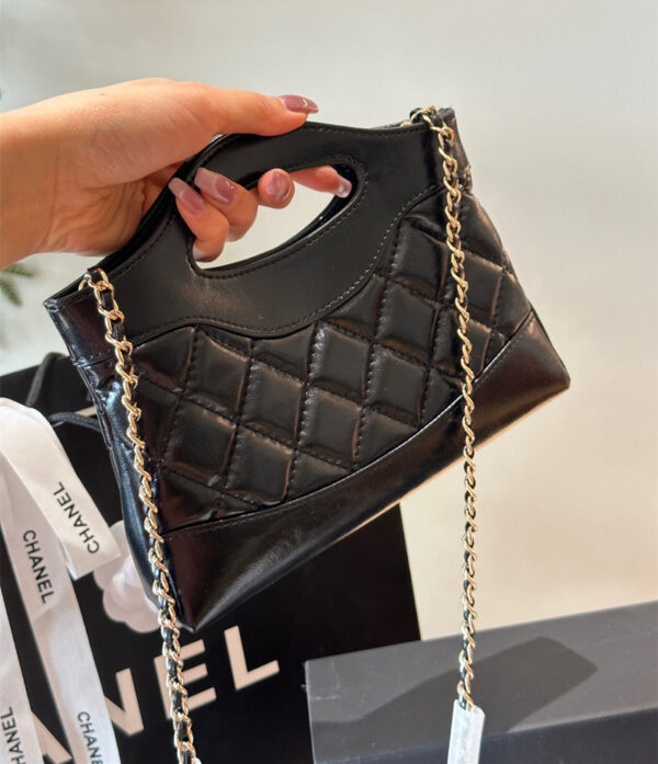 シャネル31 ナノショッピングバッグ chanel ショルダー バッグ レディース 斜 めがけ 軽い 2way ハイ ブランド ポーチ ポシェット 小さめ ショルダー バッグ 可愛い