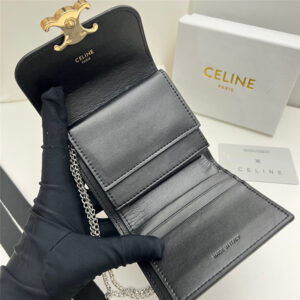 セリーヌ チェーン ウォレット celine ミニ 財布 レディース 人気 ブランド お 財布 ショルダー さいふ かわいい 小さい 財布 ブランド