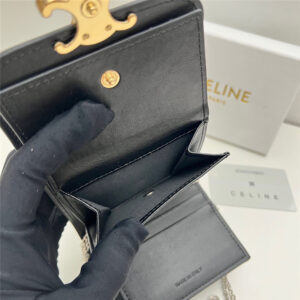 セリーヌ チェーン ウォレット celine ミニ 財布 レディース 人気 ブランド お 財布 ショルダー さいふ かわいい 小さい 財布 ブランド