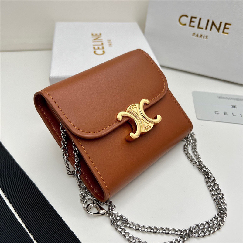 セリーヌ チェーン ウォレット celine ミニ 財布 レディース 人気 ブランド お 財布 ショルダー さいふ かわいい 小さい 財布 ブランド