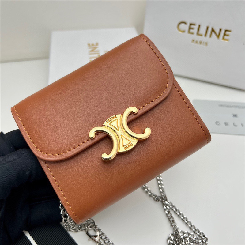 セリーヌ チェーン ウォレット celine ミニ 財布 レディース 人気 ブランド お 財布 ショルダー さいふ かわいい 小さい 財布 ブランド