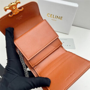 セリーヌ チェーン ウォレット celine ミニ 財布 レディース 人気 ブランド お 財布 ショルダー さいふ かわいい 小さい 財布 ブランド