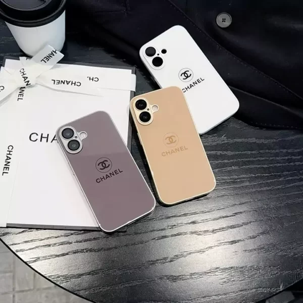 chanel スマホケース iphone16 ガラスケース シャネル iphone16pro/16promax ケース シンプル おしゃれ iphone15/14/13 ケース カメラまで保護