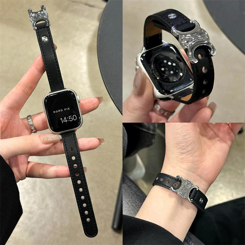 アップル ウォッチ バンド セリーヌ apple watch バンド ブランド レディース アップル ウォッチ Series10 celine風 apple watch レザー バンド