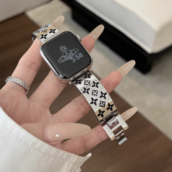 アップル ウォッチ バングル apple watch バンド ブランド コピー アップル ウォッチ バンド ルイ ヴィトン パロディ アップルウォッチ Series10 42mm/46mm 交換ベルト 男女兼用 - Image 5