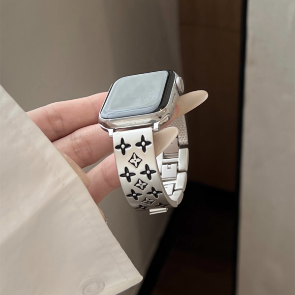 アップル ウォッチ バングル apple watch バンド ブランド コピー アップル ウォッチ バンド ルイ ヴィトン パロディ アップルウォッチ Series10 42mm/46mm 交換ベルト 男女兼用 - Image 4