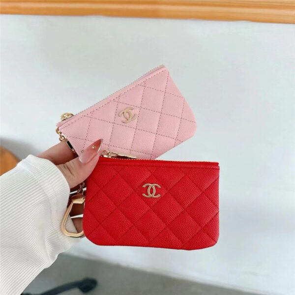 シャネル コイン ケース ハイブランド chanel 小銭 入れ ポーチ キーホルダー コイン ケース ミニポーチ おしゃれな 小物 入れ - 画像 (7)